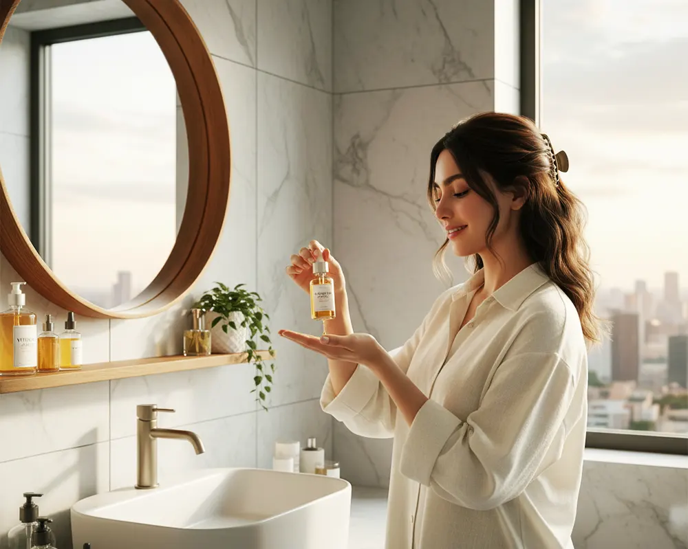 طرز استفاده از سرم ویتامین سی