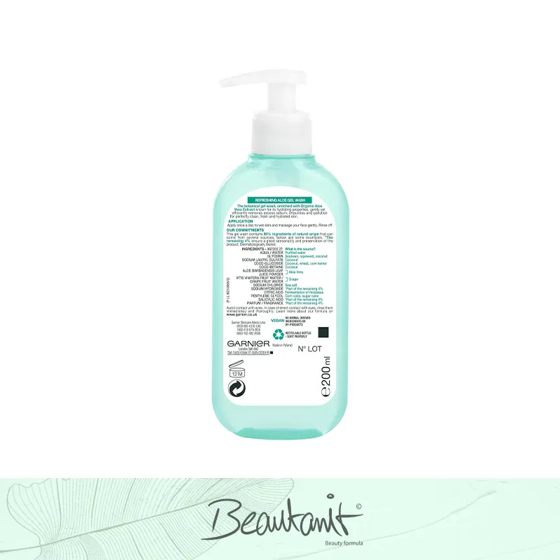 ژل شستشوی صورت گارنیر الوورا ژل شستشوی صورت گارنیر الوورا